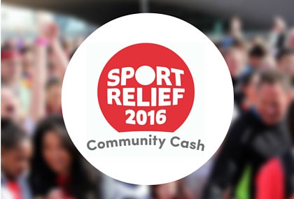 Sport Relief 2016 Community Cash logo