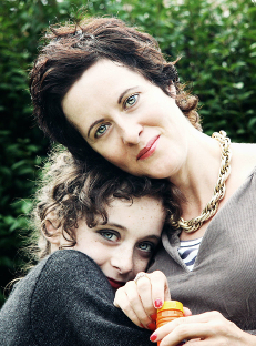 Anne-Marie Cockburn and her daughter Martha, before she died