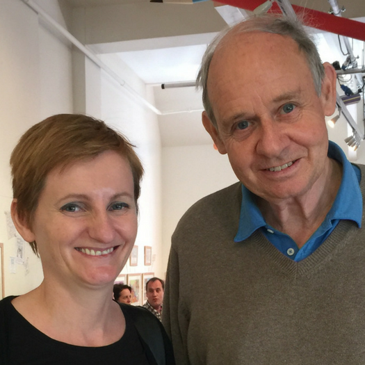 Emily Gravett and Bob Evans