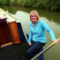 Carol Richards on the canal