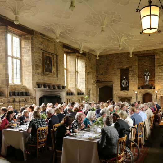 Broughton 810×525 Guests seated for lunch in the Great Hall at Broughton