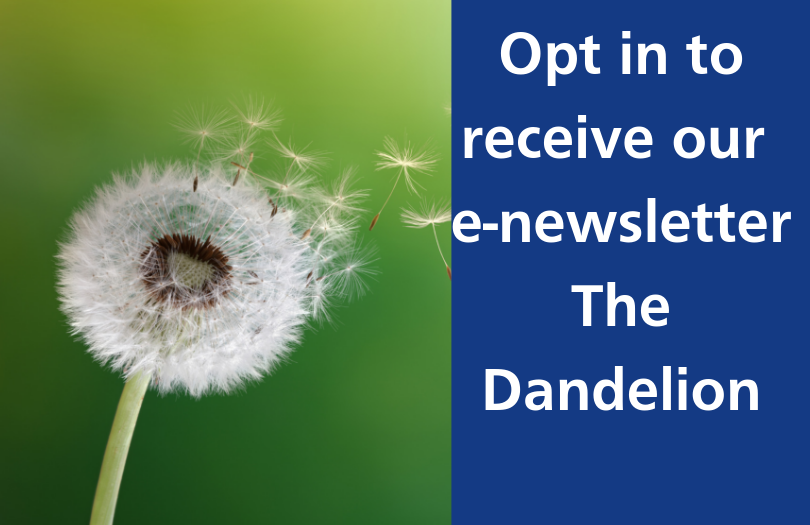 Opt in to receive our e-newsletter The Dandelion