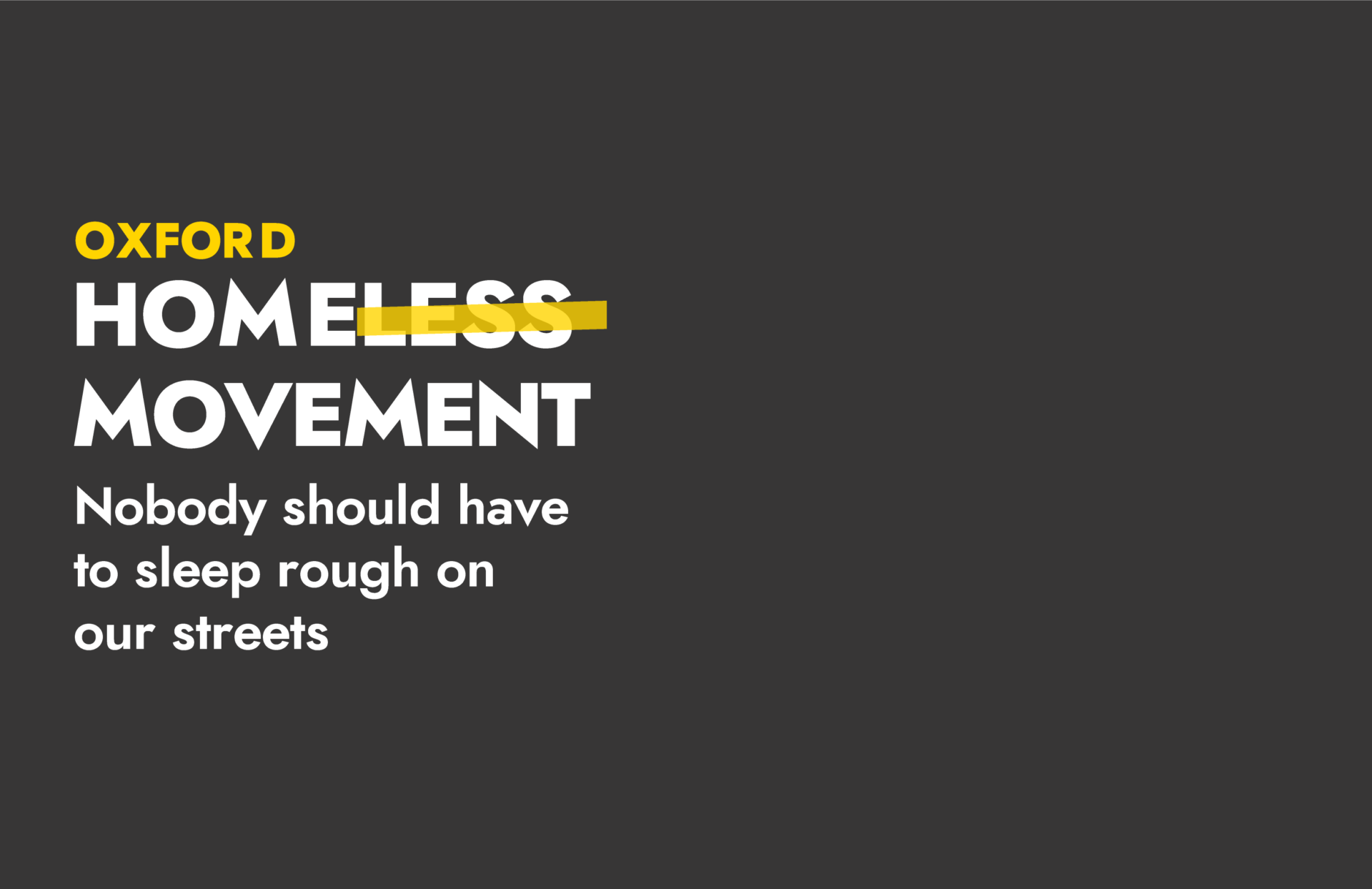 Oxford Homeless Movement logo