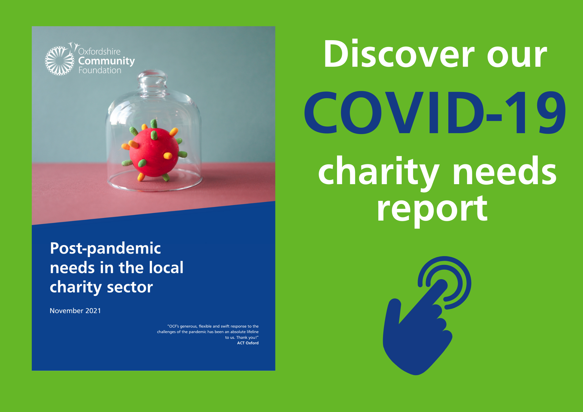 Discover our COVID-19 charity needs report
