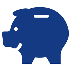 Piggy bank icon