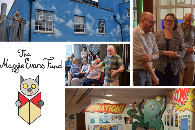 Montage of photos of Maggie Evans Day 2022