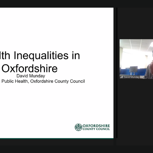 health inequalities webinar 810 x 525 Public Health Oxfordshire explain their approach to tackling health inequalities