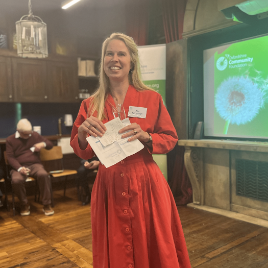 Zoe at Giving Tuesday 2022 810×525 OCF CEO Zoe Sprigings addresses guests at Giving Tuesday