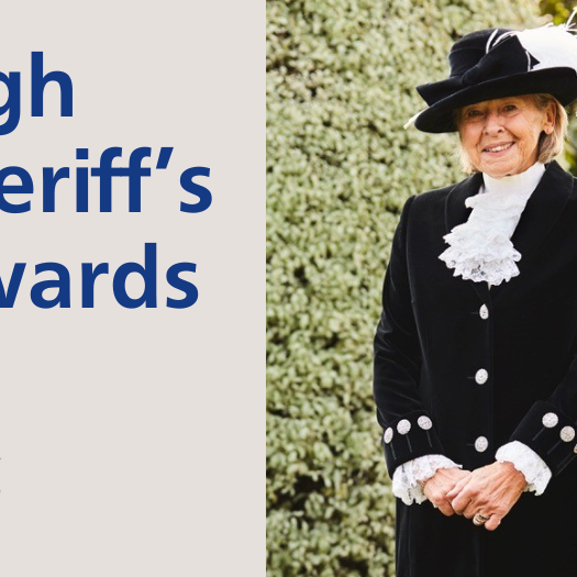 High Sheriff Awards 2023 news article(810 x 525 px) (1) The High Sheriff, Sally Scott, in her official uniform.