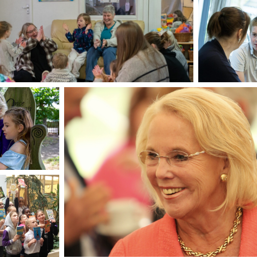 Jane Wates fund closing 810×525 Collage of photos of grantees with image of Jane Wates in centre